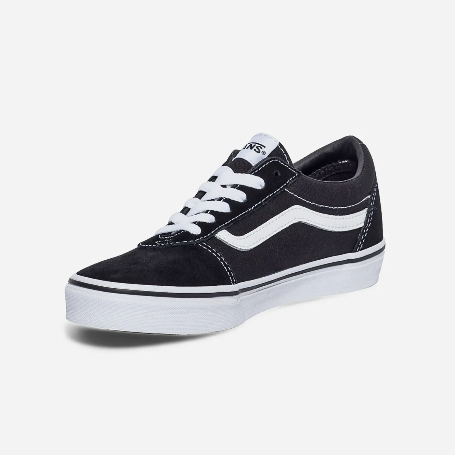 Tennis VANS noire en cuir velours