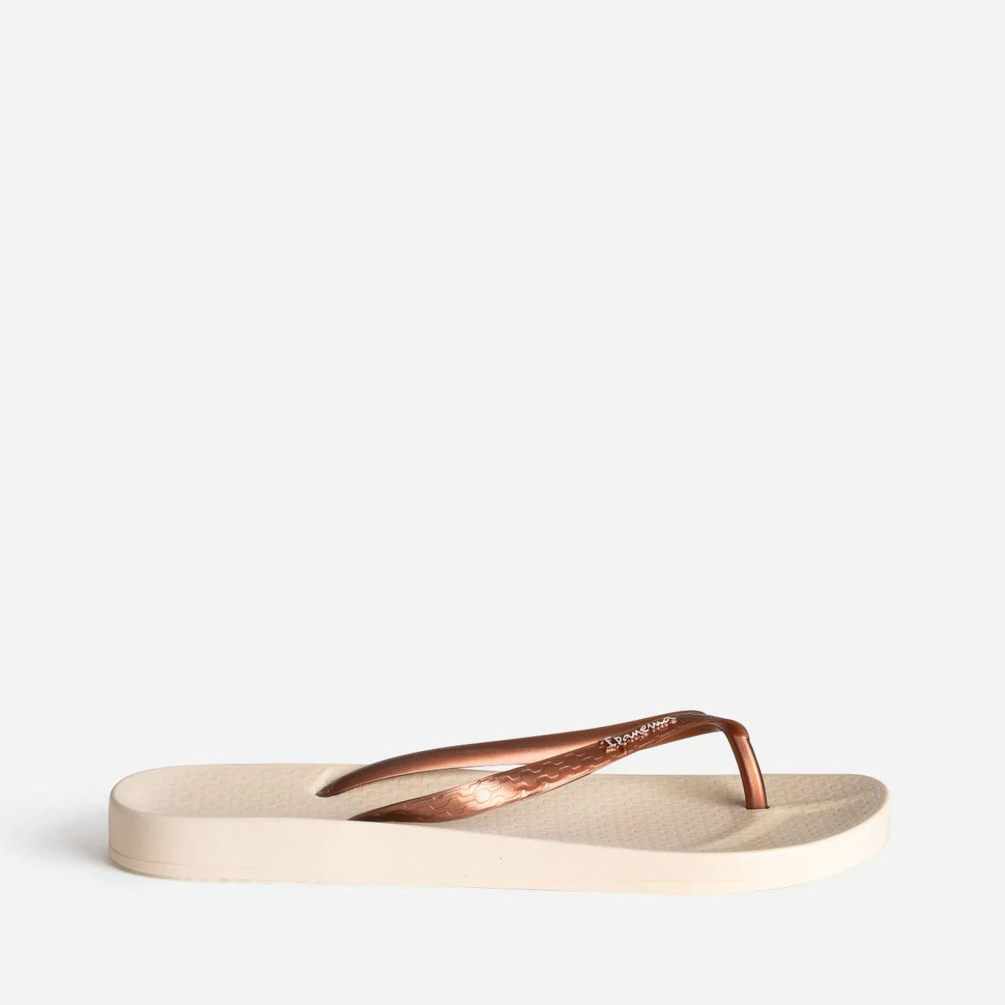 Tong IPANEMA beige brides marron