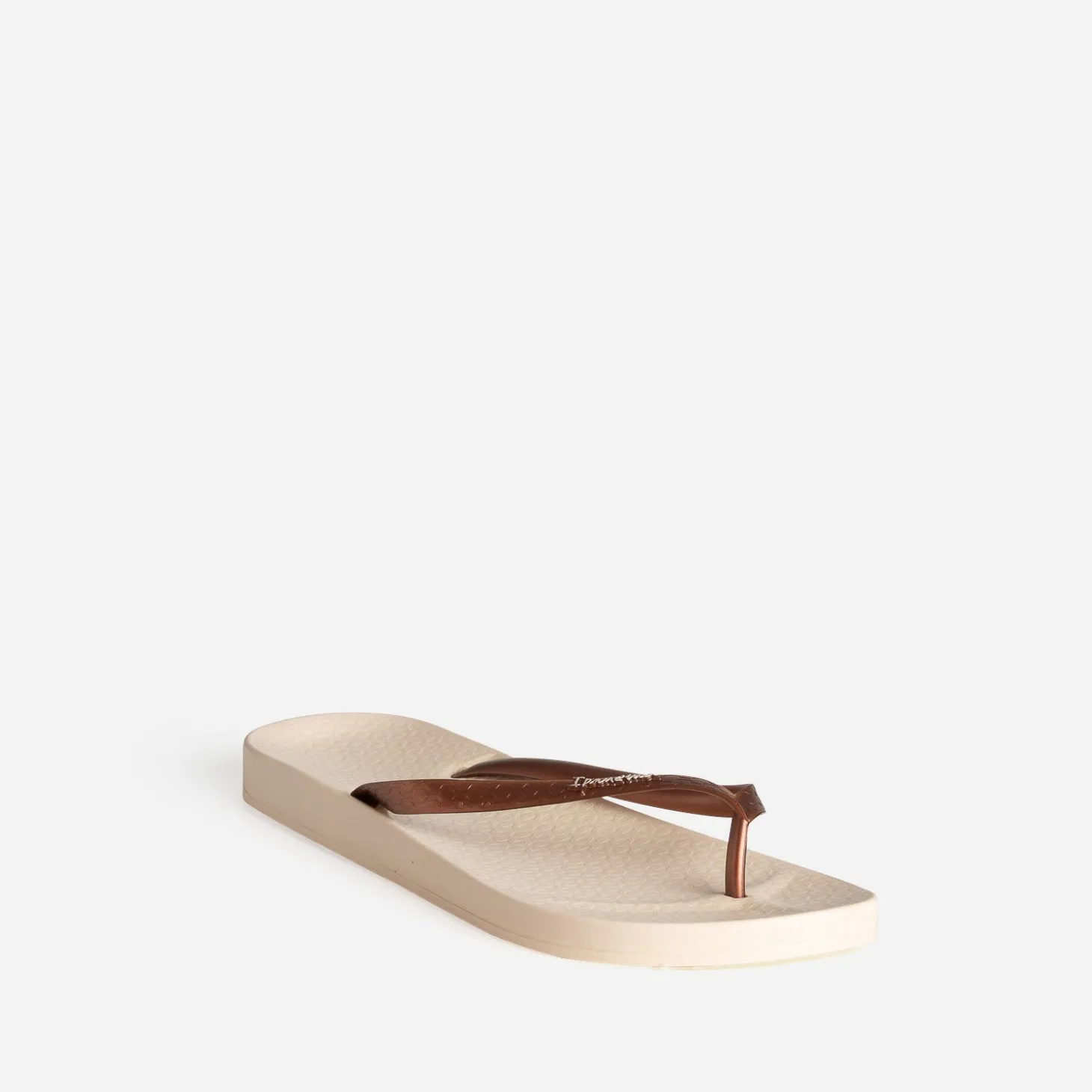 Tong IPANEMA beige brides marron