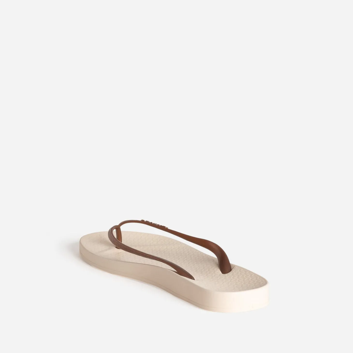 Tong IPANEMA beige brides marron