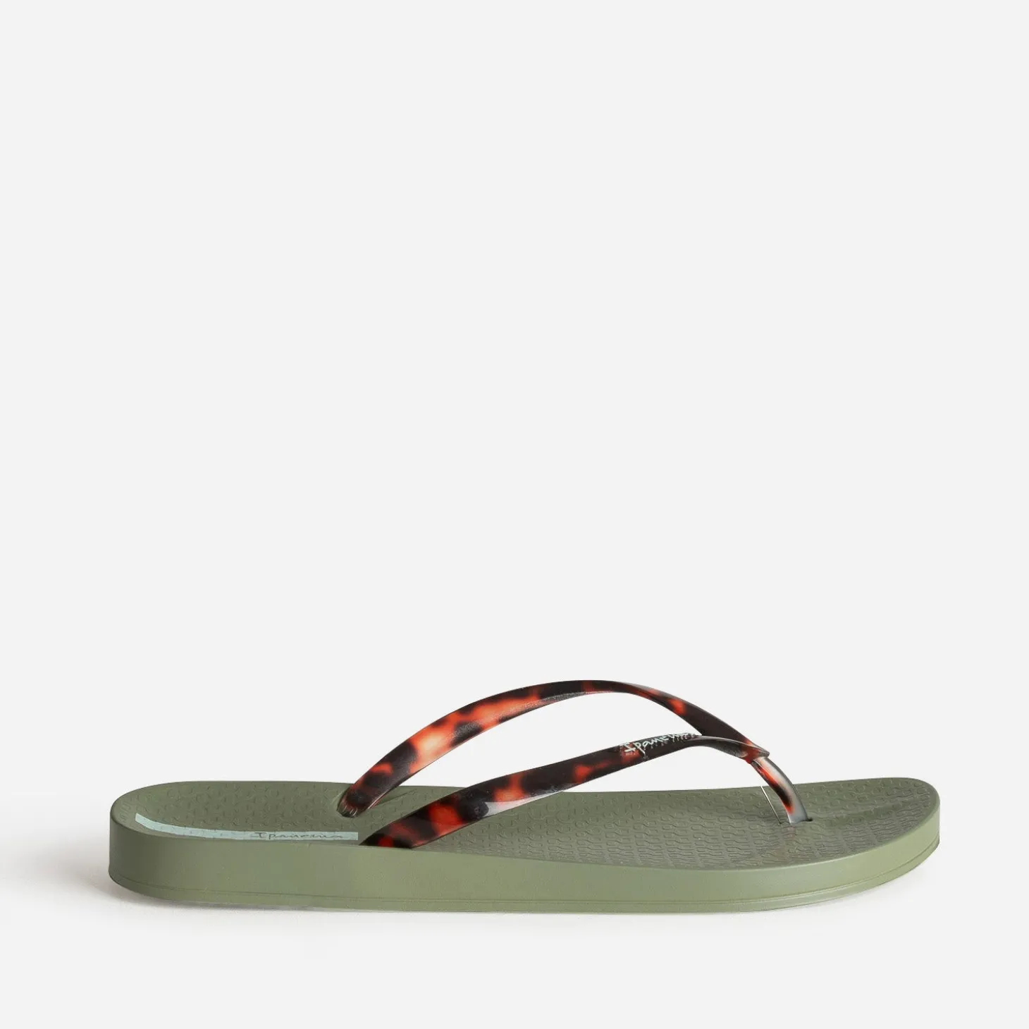 Tong IPANEMA kaki brides écaille