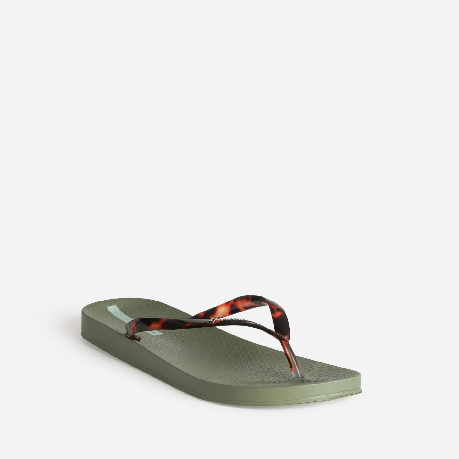 Tong IPANEMA kaki brides écaille