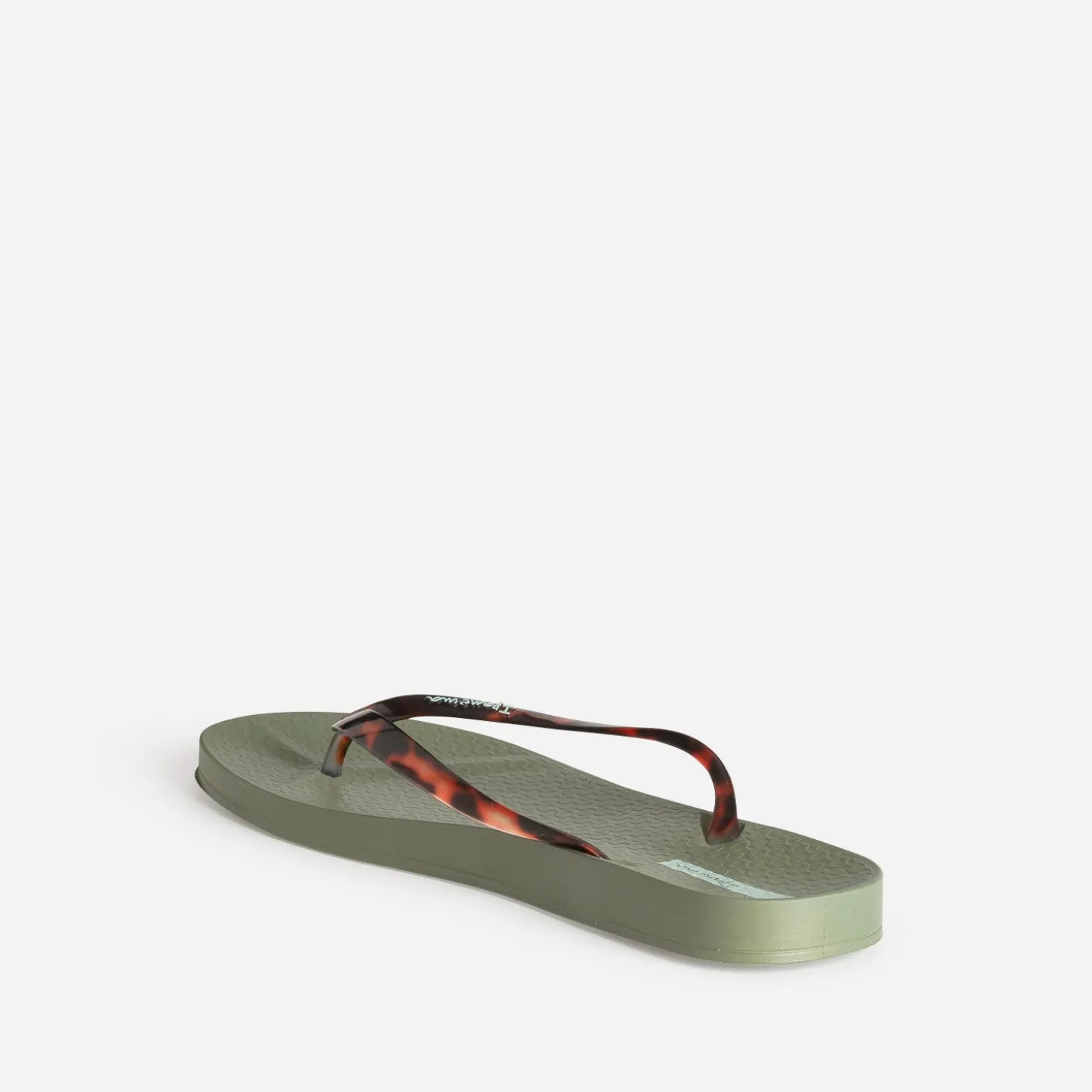 Tong IPANEMA kaki brides écaille