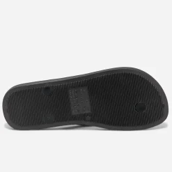 Tong IPANEMA noire à brides pailletées