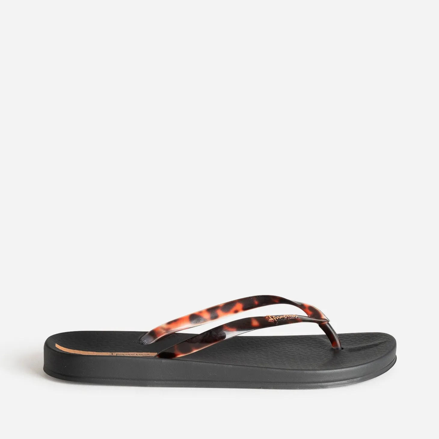 Tong IPANEMA noire brides écaille