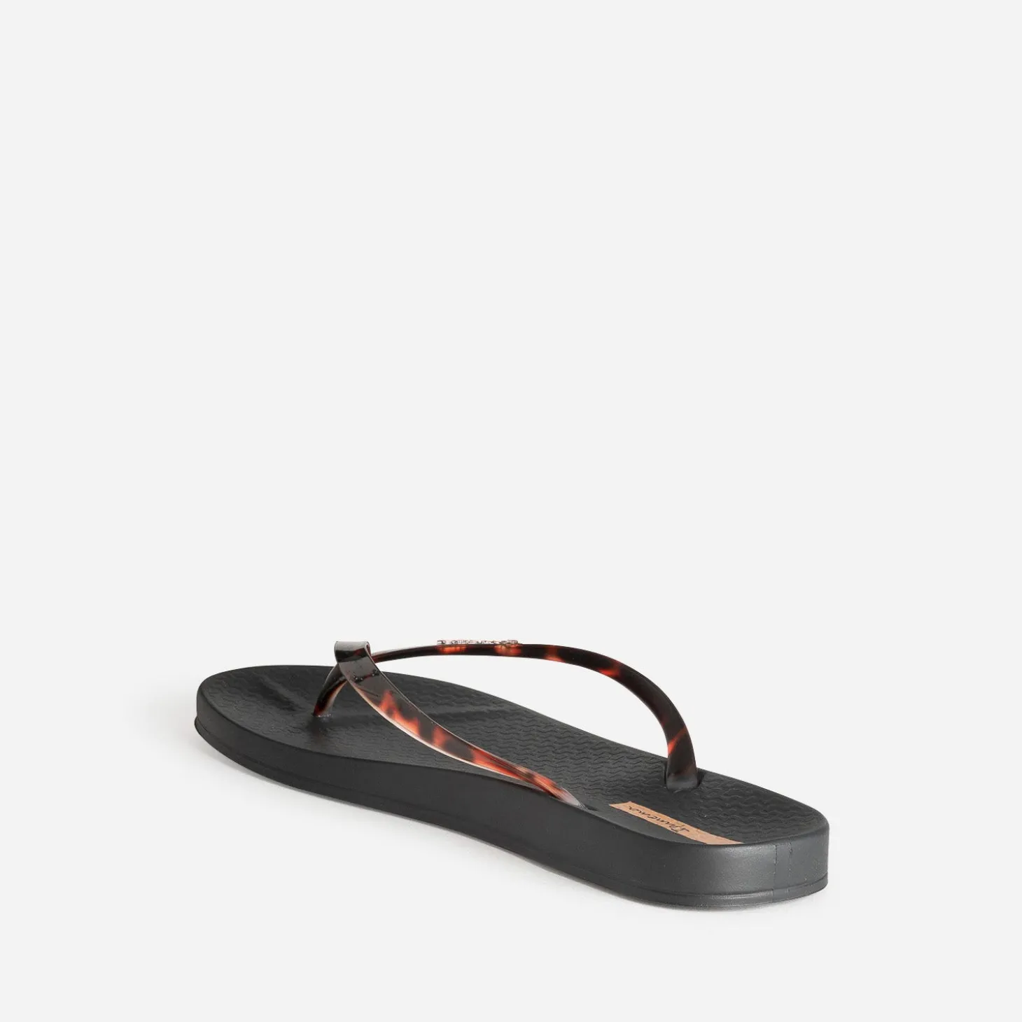 Tong IPANEMA noire brides écaille
