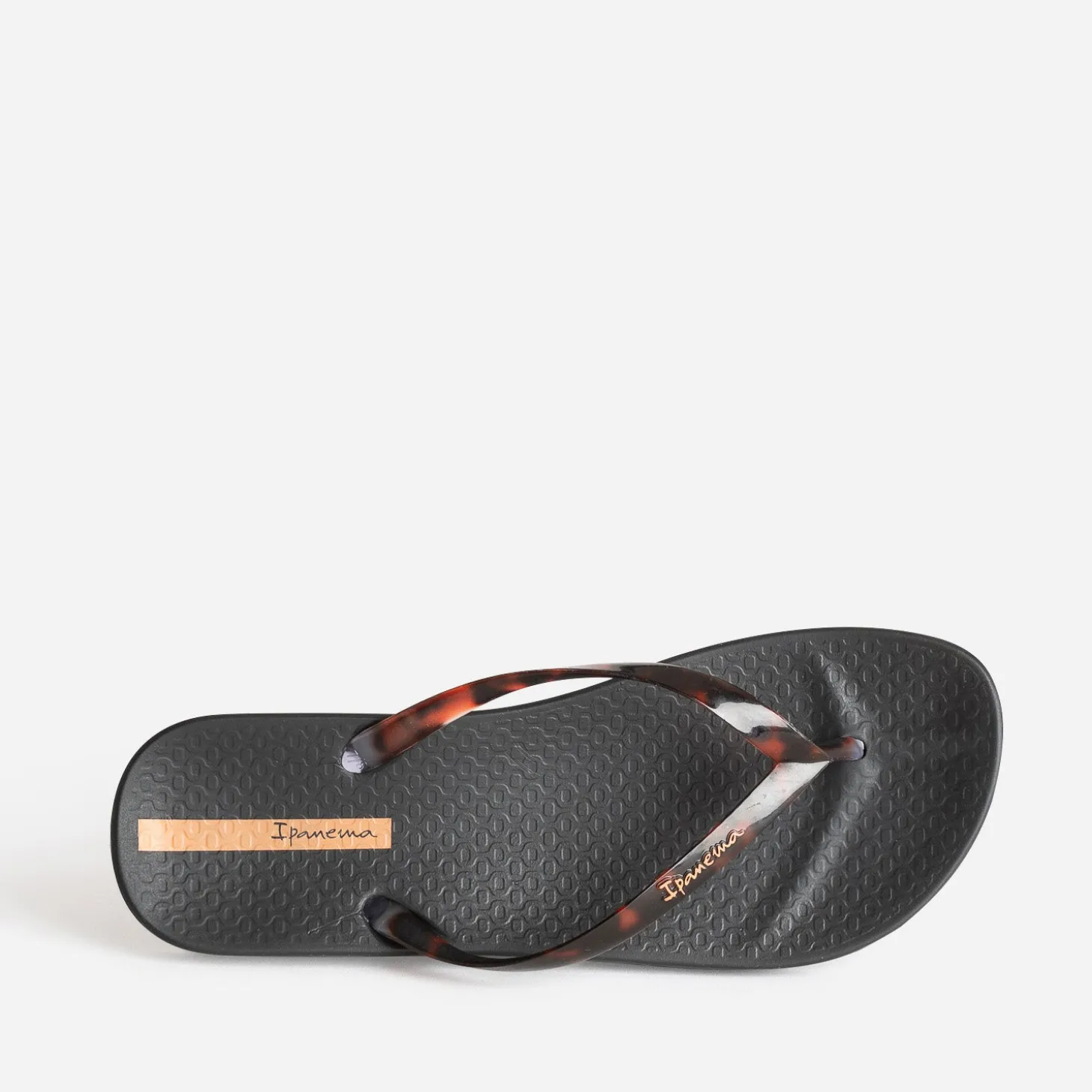 Tong IPANEMA noire brides écaille