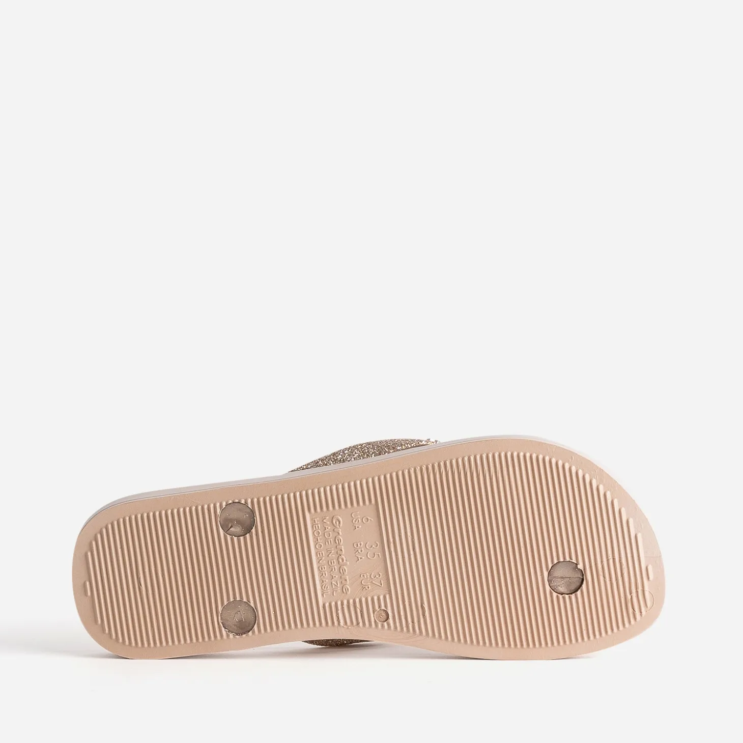 Tong IPANEMA rose à brides pailletées