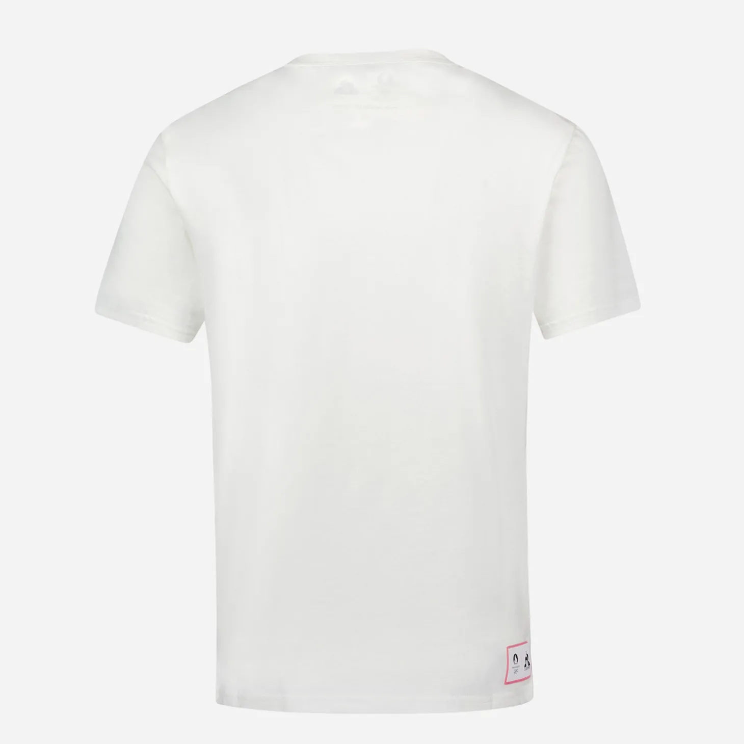 T-shirt LE COQ SPORTIF écru détails sport