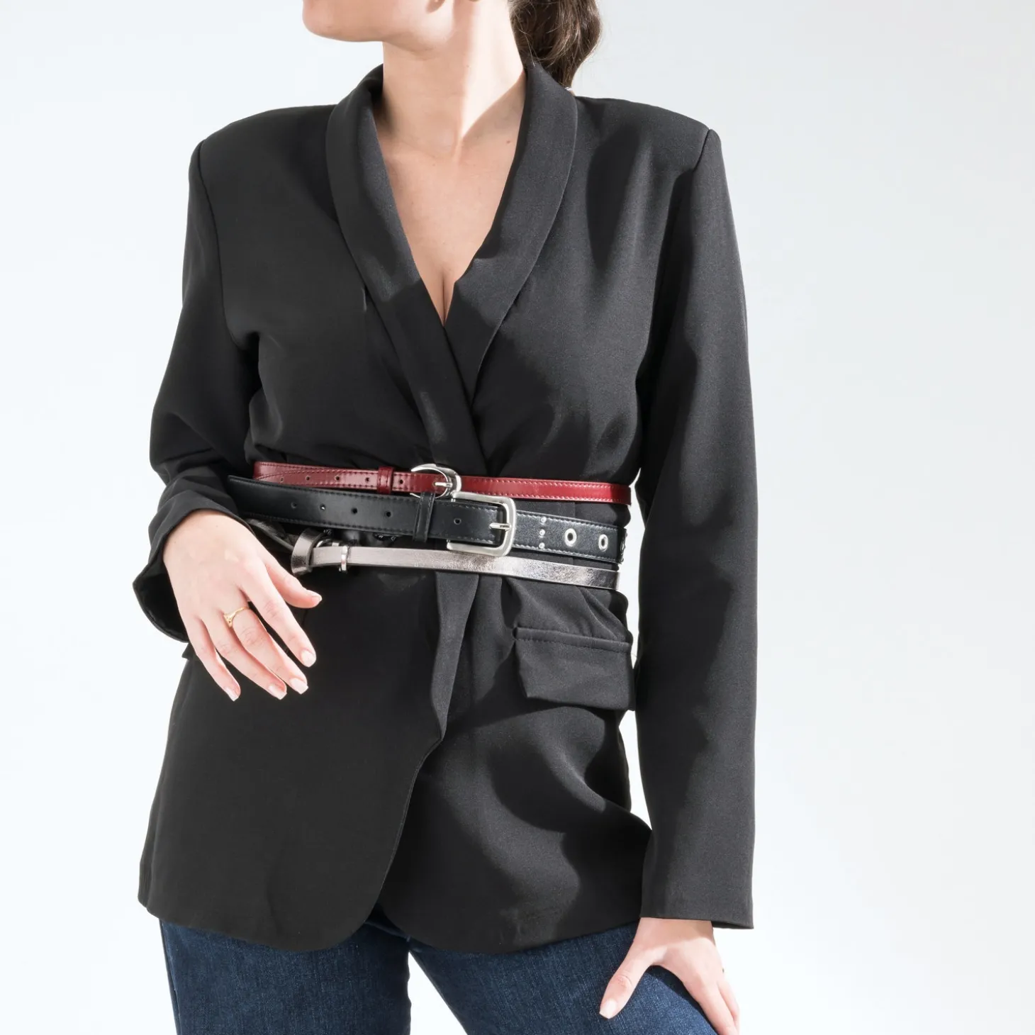 Veste de costume TEXTO noire